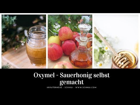 Oxymel - Sauerhonig selbst gemacht - mit zwei Rezepten