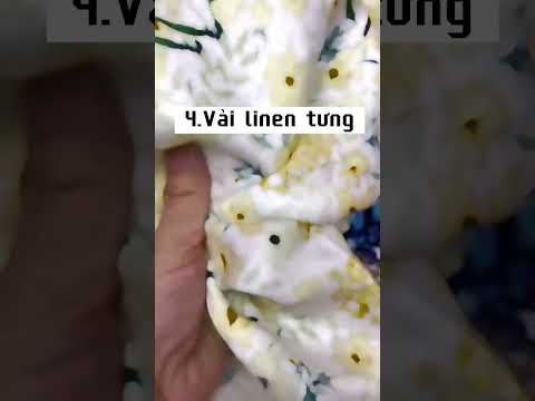 Video Có 5 loại vải linen bông may đầm và loại thứ 5 mới là... - youtube