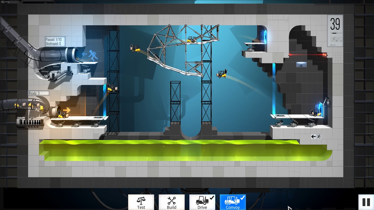 Bridge Constructor Portal Level 39 - YouTube