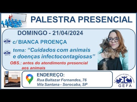 Assista: Palestra Presencial - c/ BIANCA PROENÇA (21/04/2024)