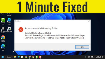 How to Fix An Error Occurred While Starting Roblox Error Windows 11/10/8/7 (FIXED)