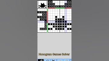 Griddlers Plus Solving Tutorial - #11 - Crab - how to solve nonogram games  - DIY