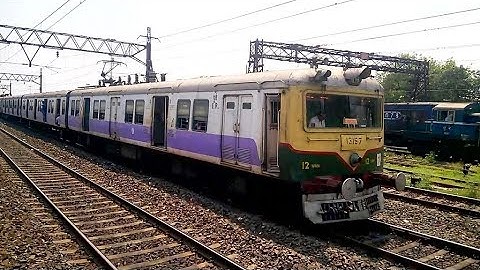 Race time between two down Howrah Local II Parallel Race II Eastern Railways