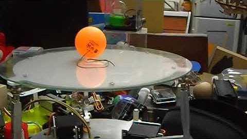 Juggling (Bouncing) a Ping Pong Ball by a Robotic Platform with Sound Sensor (帶聲音感測器的自動來回彈跳乒乓球機器人平台)