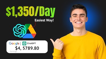 Earn $1,350 Day with ChatGPT & Google Drive (Make Money Online)