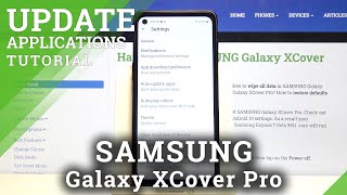 How to Stop Apps Auto-Update – Google Play Store on SAMSUNG Galaxy XCover Pro screenshot 2