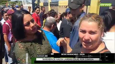 Venezuela- Zulianos hacen largas colas para adquirir comida-VPItv