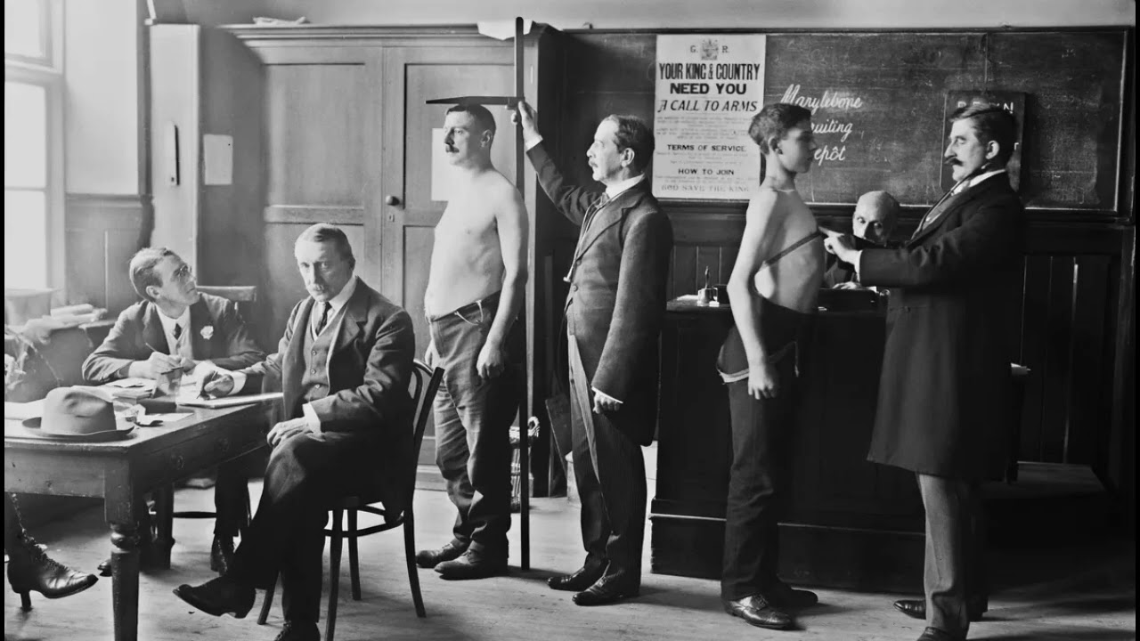 Les examens médicaux lors de la Première Guerre mondiale