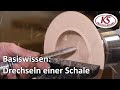 Basiswissen: Drechseln einer Schale | Simon Hope Tutorials | Deutsche Synchronisation