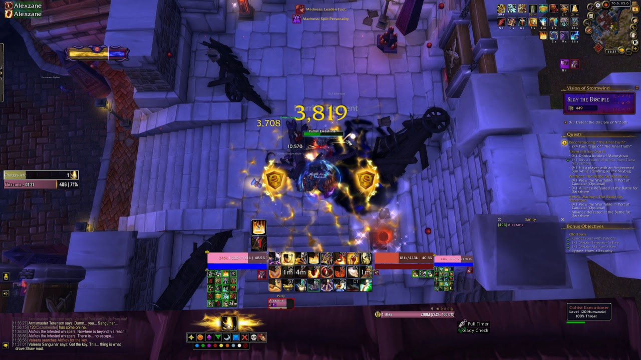 5 Mask full clear - Stormwind Horrific Vision Protection Paladin - YouTube