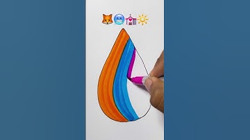 🦊🥶💒🔆Satisfying creative drawing  #draw #colors #video #art #shortsfeed