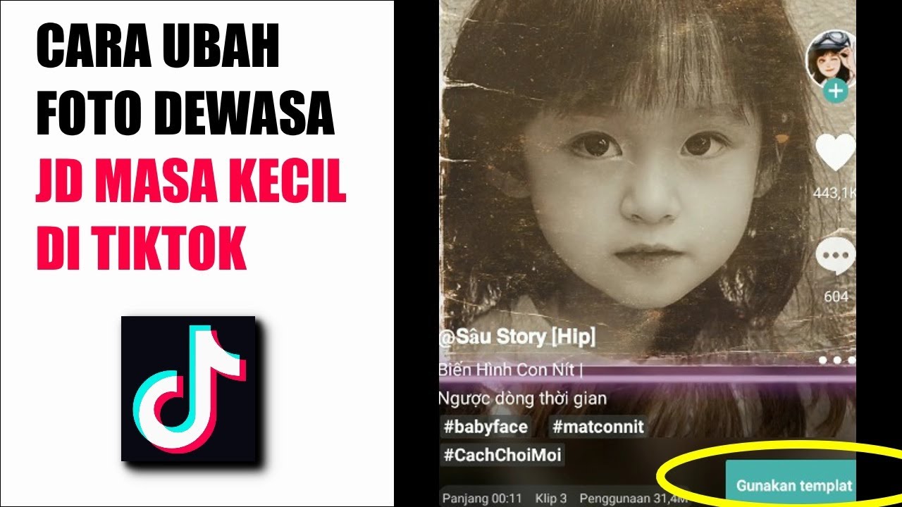 CARA UBAH FOTO DEWASA JD MASA KECIL FILTER BERUBAH JADI ANAKANAK DI