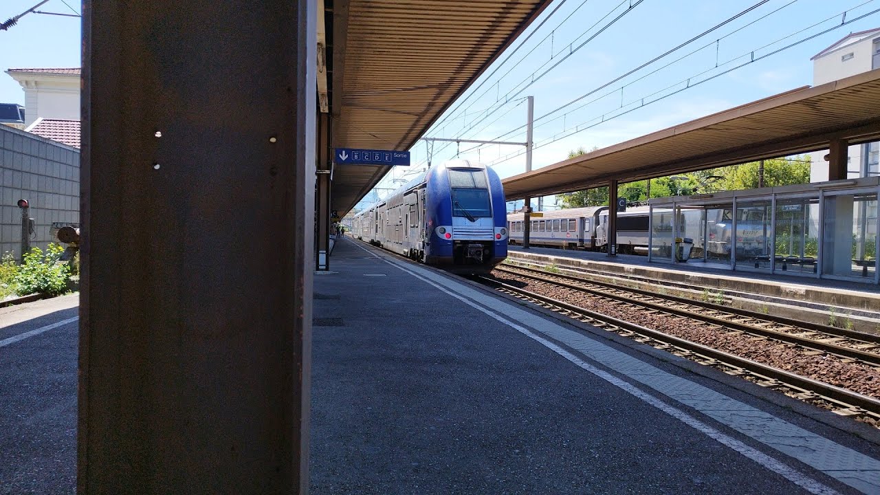 GPF n°124 : Trains en gare de Aix les bains le revard beaucoup de TER ET 1 fret Saison 2