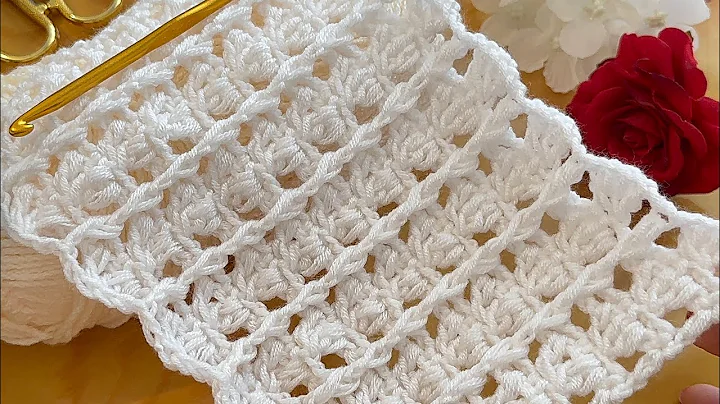Easy & Beautiful!😍 Must Try Crochet Stitch for Beginners! Crochet baby blanket, Shawl