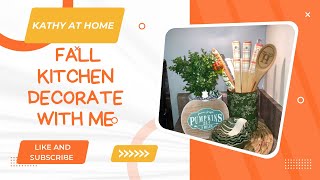 Fall Kitchen Decorate with Me