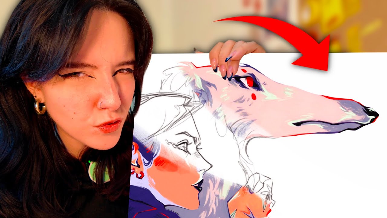 uso todos los colores para este dibujo 🎨