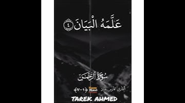 حالات واتس قرانيه للقارئ الشيخ فارس عباد سوره الرحمن تلاوه خاشعه💔😢