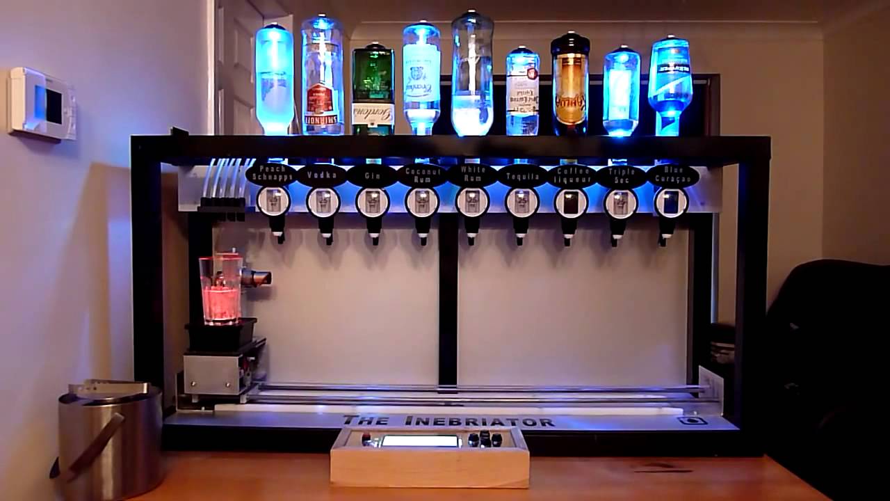 The Inebriator - Arduino Cocktail Machine - Dispensing Signature