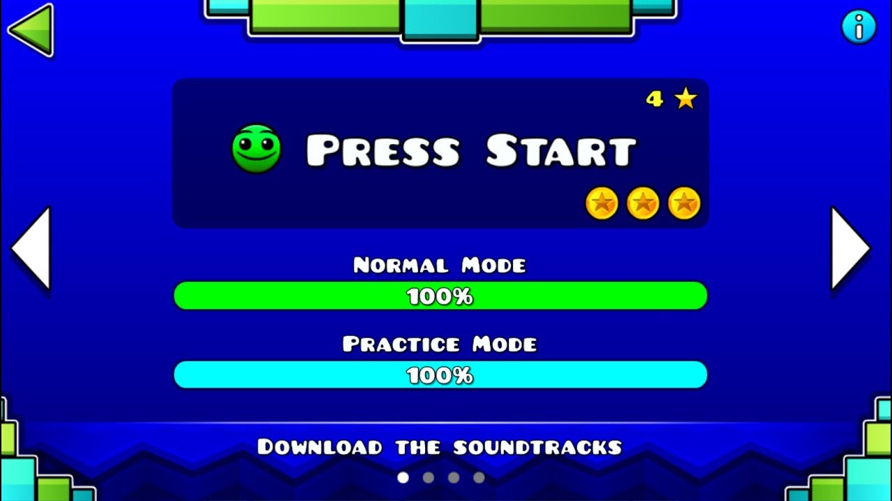 Geometry Dash SubZero - 1.- "Press Start" + 3 Monedas - YouTube
