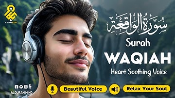 Surah Al Waqiah سورة الواقعة ✦ Calming & Relaxing Peaceful voice ✦ Quran For Sleep ✦ Alaa Aqel