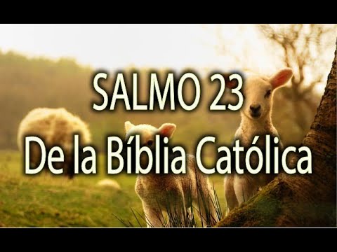 SALMO 23 DE LA BÍBLIA CATÓLICA - UNA ORACIÓN PARA PEDIR A DIOS POR PROSPERIDAD Y BIENESTAR.