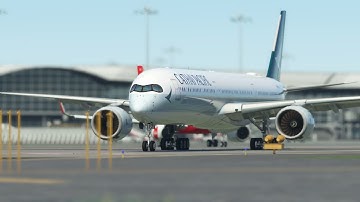 MSFS Gameplay - AIG AI TRAFFIC Mod @ Hong Kong International Airport