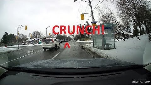 Blind Left Turn Results in Crash