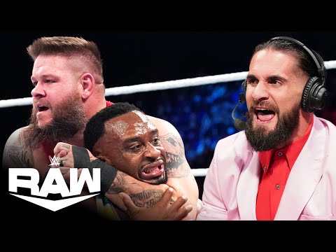 Rollins Spoils the Match; Sets up 3 way for the Belt | WWE Raw Highlights 11/29/21 | WWE on USA