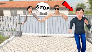 Andrew Escape The Gate in Schoolboy Runaway Stealth!