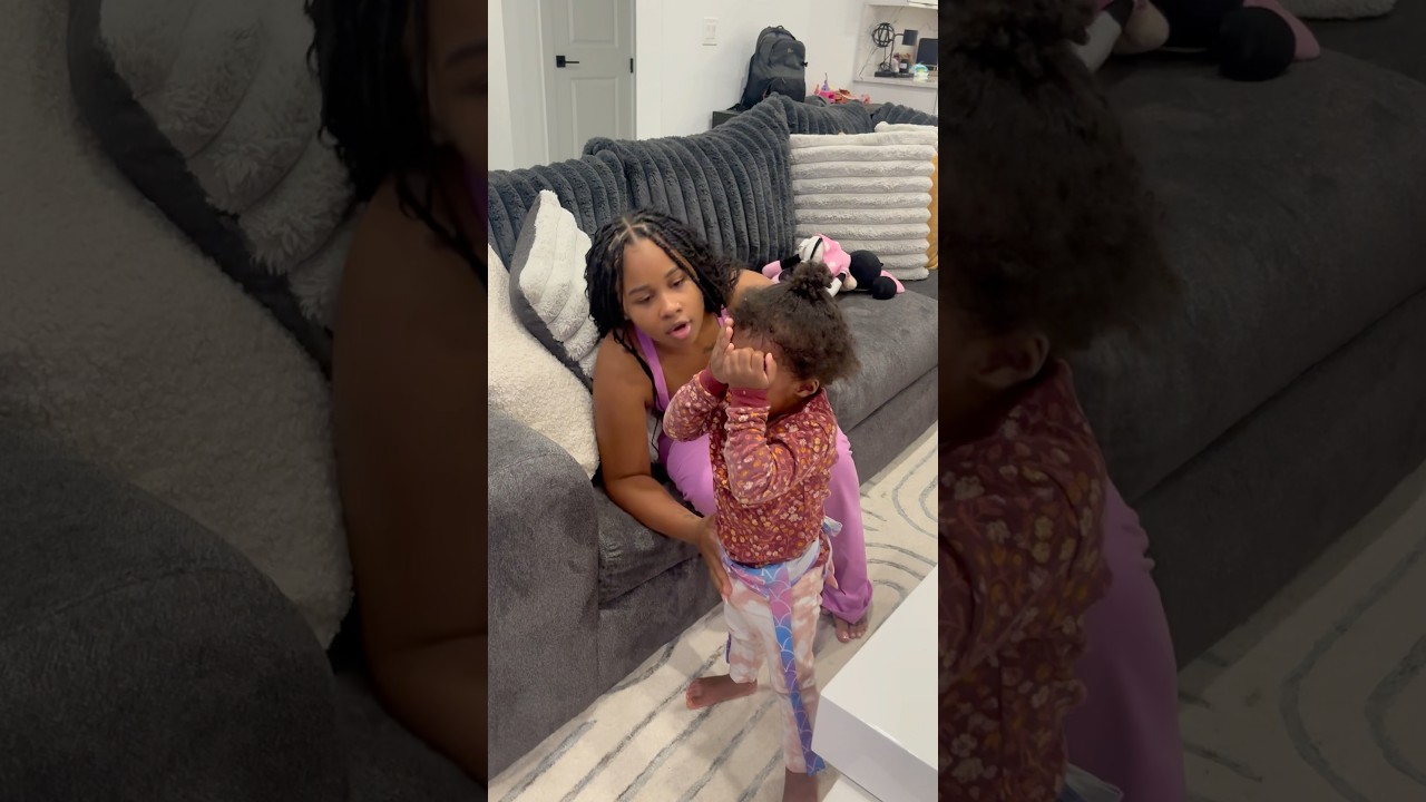 Daughter cries when Mom says it’s time to go to bed 