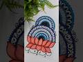 mandala art 💙🌺#mandala #art #artlovers #drawing #reels #yt #ytshorts #myart #artshorts #shortvideo