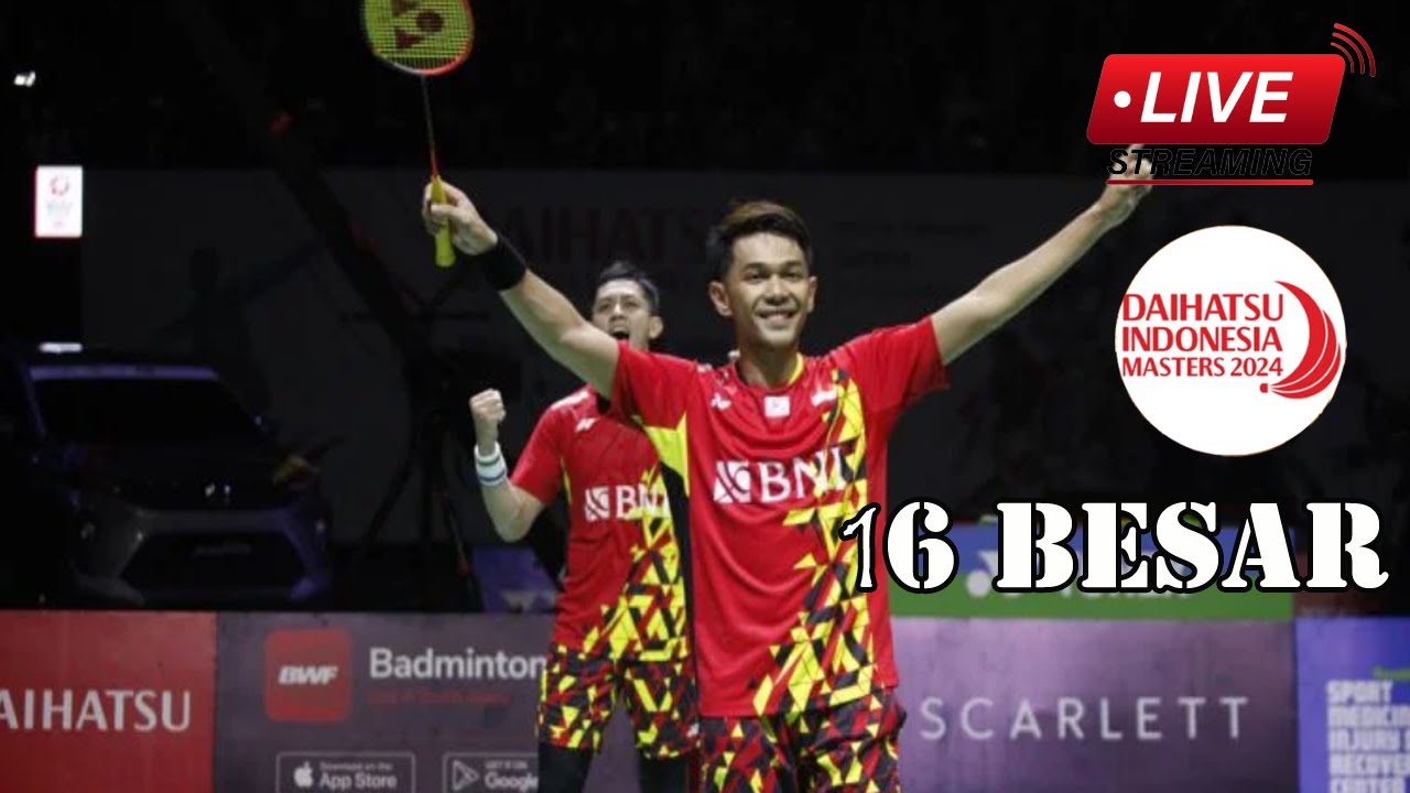 🔴LIVE Bagas/Fikri (INA) vs Koga/Saito (JPN) Indonesia Masters 2024 I Siaran Langsung