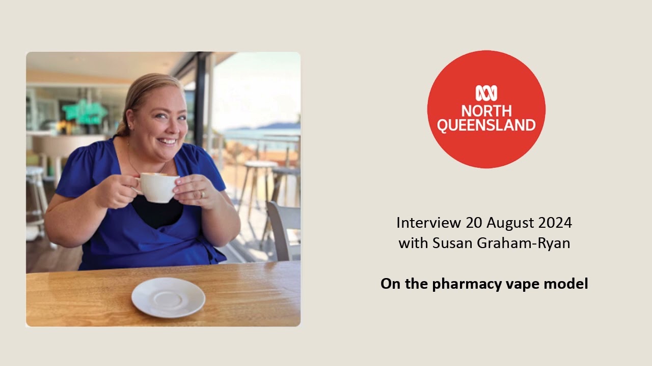 Will the pharmacy-only vaping model be successful? Interview ABC North Queensland, 20 August 2024