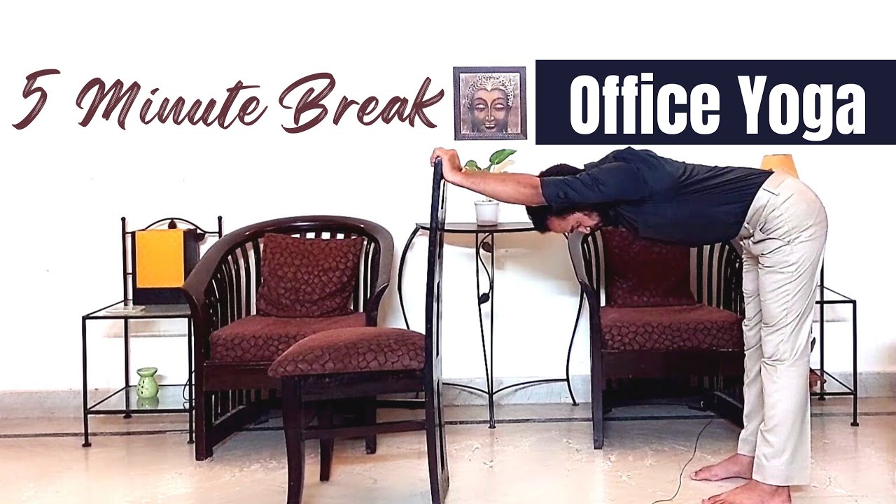 5 - Minute Break - Office yoga | Yoga at your desk - YouTube