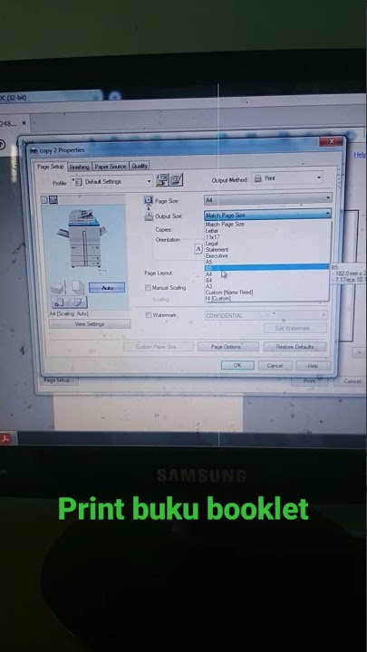print file buku dengan fiture booklet printing