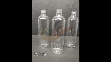 Introducing the 200 ml Transparent Round Pet Bottle [Neck Size : 19/20mm] M.C. PIPWALA
