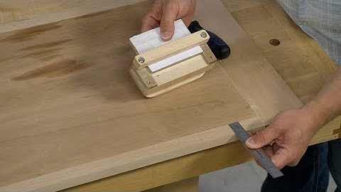 Woodworking Tip: Edge Sanding Block