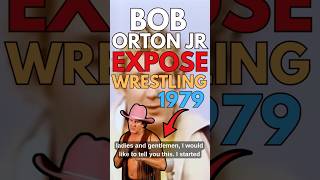 WWE Wrestler Exposes Pro Wrestling In 1979