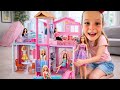 Kız Evcilik Oyunları! BARBİE CHELSEA EVCİLİK OYUNLARI! ADA ODASINDA BEBEKLERİ İLE OYNUYOR! 