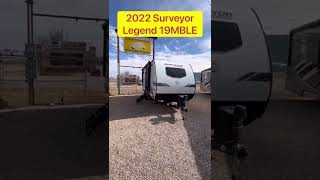 2022 Forest River Surveyor Legend 19Mble Rear Bathroom Travel Trailer