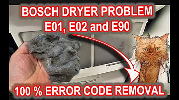 How to clean the filter ( E01 E02 and E90 ) – Bosch Tumble Dryer – Always WorKs!