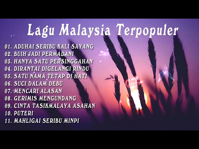 Lagu Malaysia Pengantar Tidur ✝💝🙏 Gerimis Mengundang 🙏 Cover Lagu 🙏Akustik full album 2024 class=
