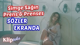 Simge - Prens Prenses Sözler Ekranda