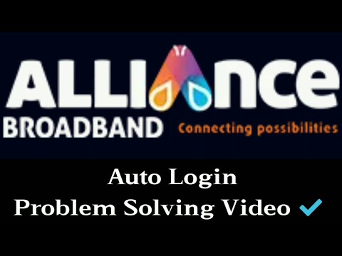 How to Enable Auto Login Features for Alliance Broadband |Latest|Hindi|हिंदी