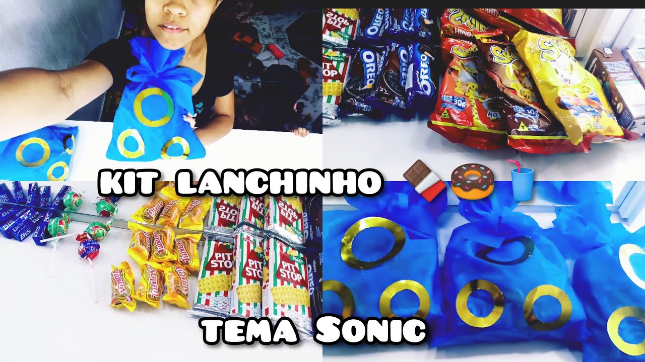 Sacolinha Surpresa Sonic - Fazendo a Nossa Festa