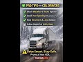 Pro Tips for CDL Drivers