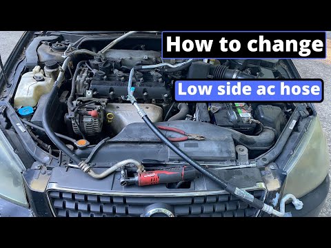 How to replace low side (suction hose) ac line 2006 altima