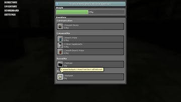 Menu and HUD explanation of HL2 RP