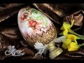 Decoupage Tutorial: Easter Egg with Clay Shell - DIY