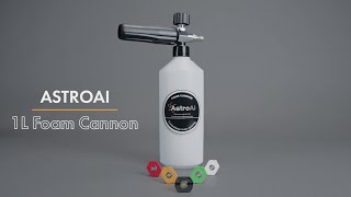 AstroAI 1L Foam Cannon with Adjustable Nozzles
